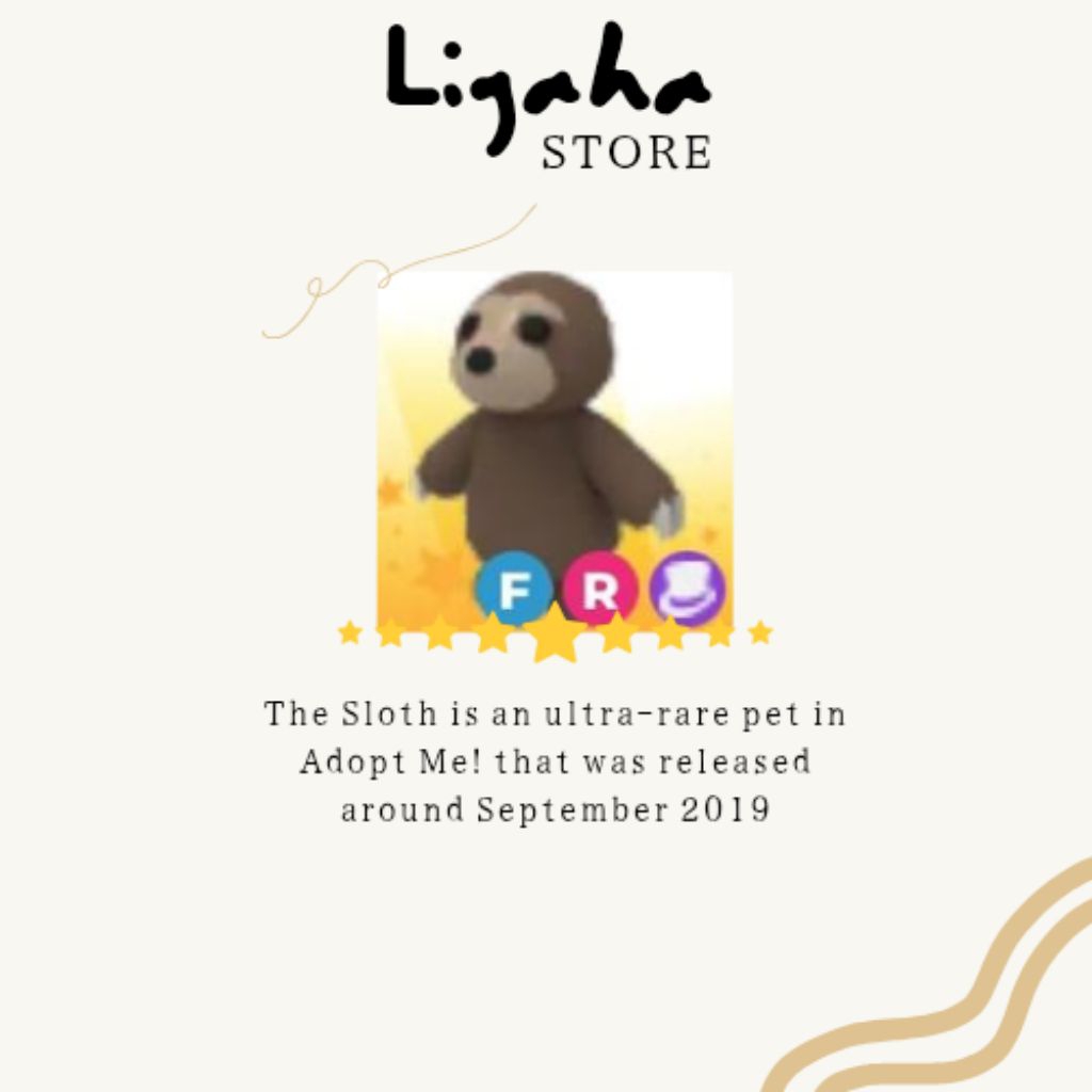 Fly Ride Sloth (Adopt Me Items)