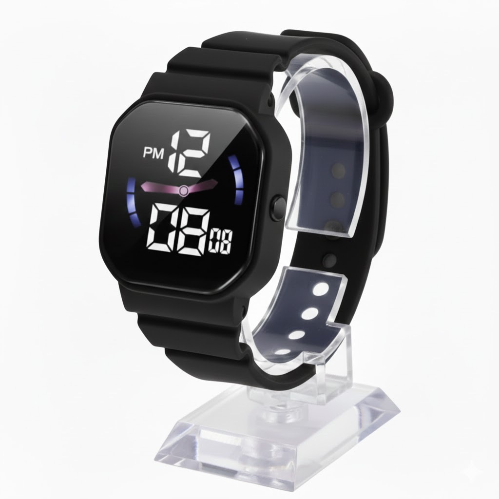 jam tangan anak anak laki laki led digital anti air