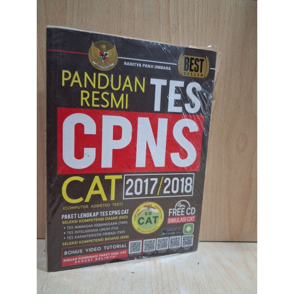 Buku Pelajaran ( Reference ) PADUAN RESMI TES CPNS CAT 2017/2018.