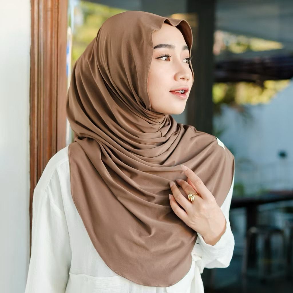 JISOO INNER - HIJAB INSTAN JISOO PLUS INNER / HIJAB PASHMINA INNER JISO MELEYOT SIZE L