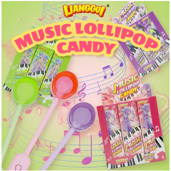 LIANGGUI Permen Musik Lolipop permen yang lagi viral