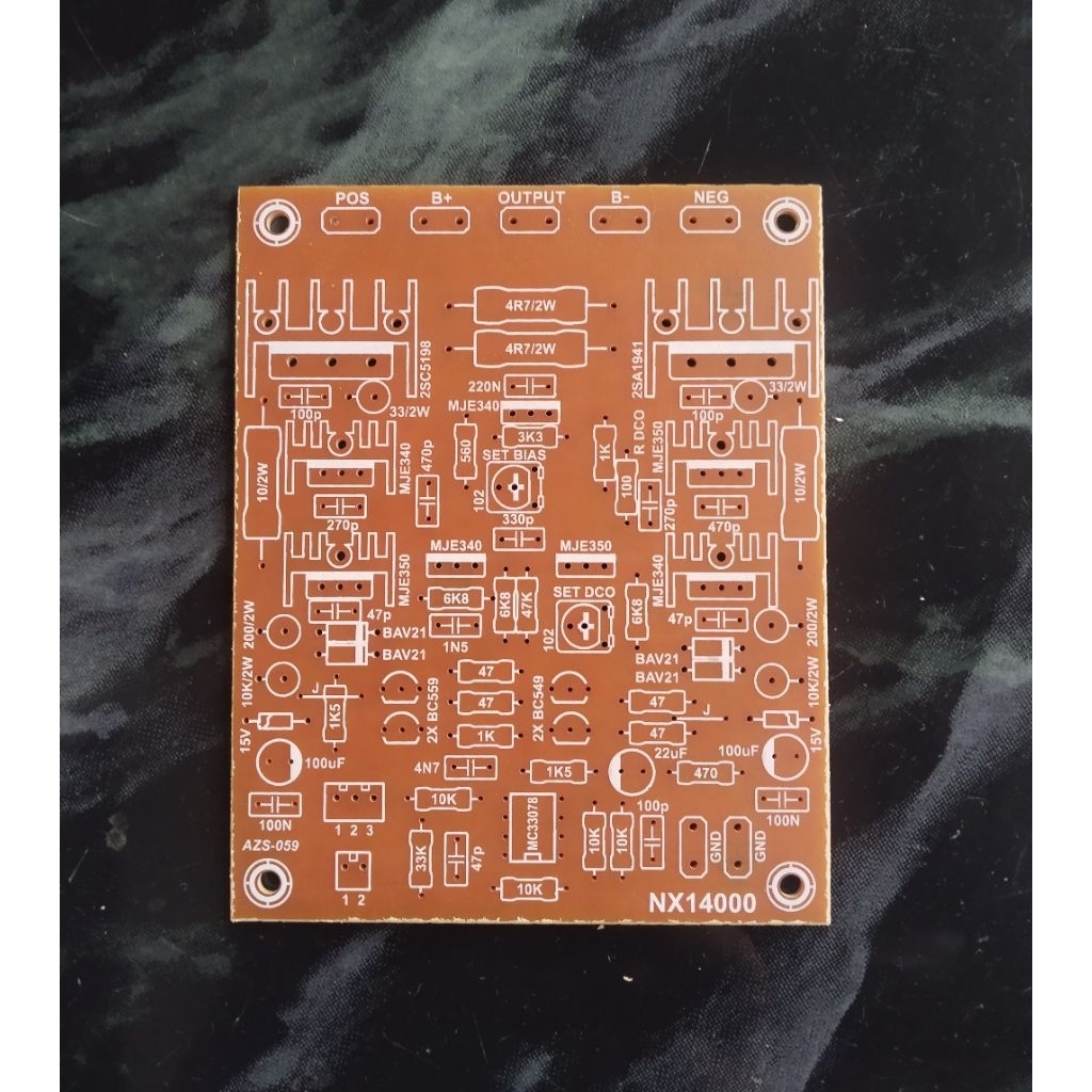 PCB Power Amplifier Builtup NX14000 NX 14000 Desain By Habib
