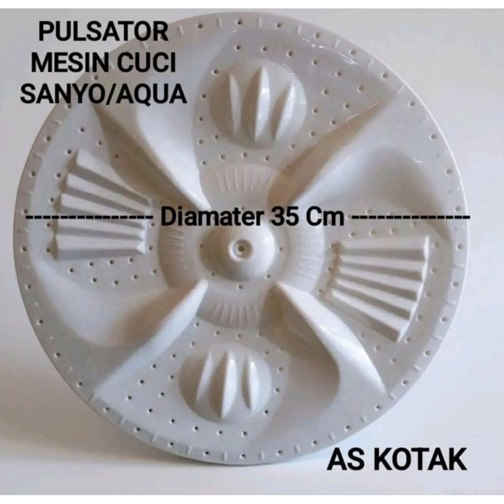 Pulsator Mesin Cuci  Sanyo Aqua AS KOTAK Pulsator mesin cuci Sanyo Aqua SW-800x2T SW-871XT SW-730XT 