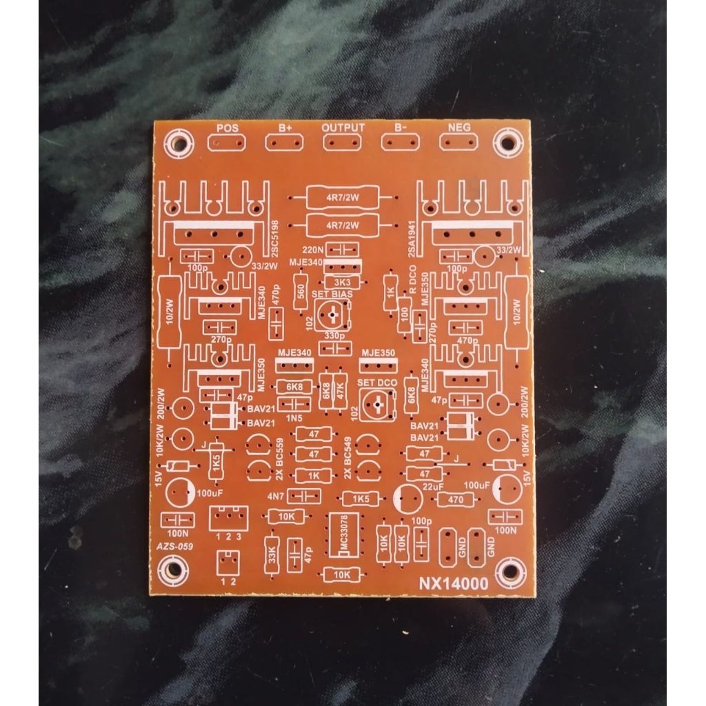 PCB Power Amplifier Builtup NX14000 Desain by Habib