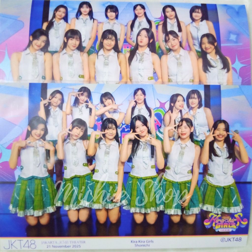 PHOTOGROUP KIRA-KIRA GIRLS JKT48 TRAINEE SPECIAL SETLIST | JKT48 Tunas di Balik Seragam Senshuuraku 