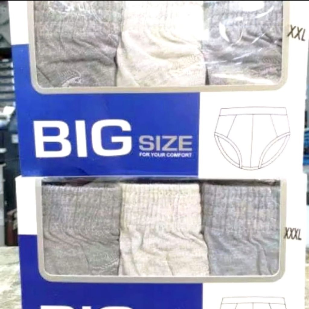 Celana dalam Pria BIG SIZE Crocodile 240BS - Pakaian dalam Pria Katun XXL -XXXL