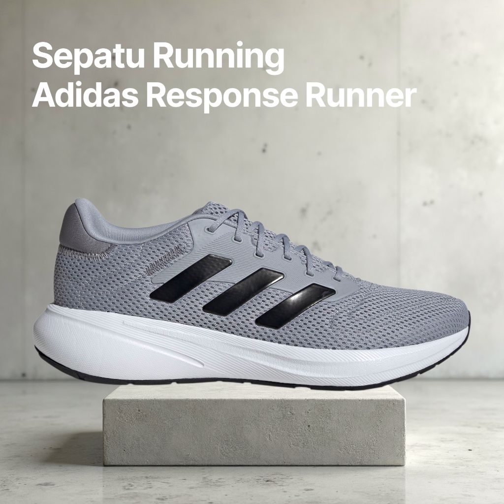 Adidas Response Runner Grey Running Shoes Pria