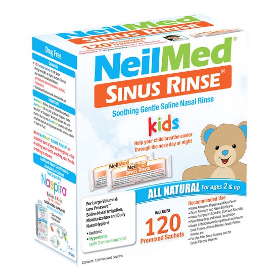 Neilmed Sinus Rinse Kids - 120 Premixed Sachet ORIGINAL MALAYSIA
