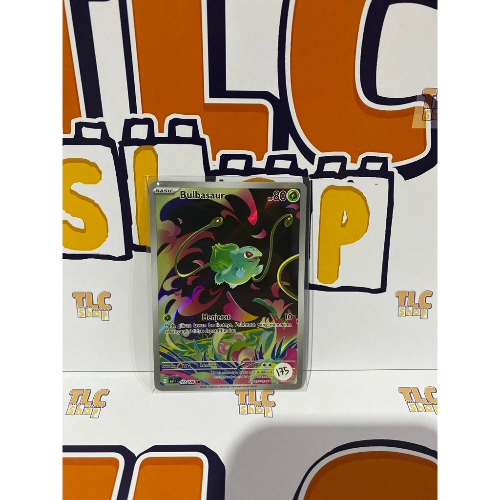Kartu Pokemon Indonesia Bulbasaur 127/126 AR