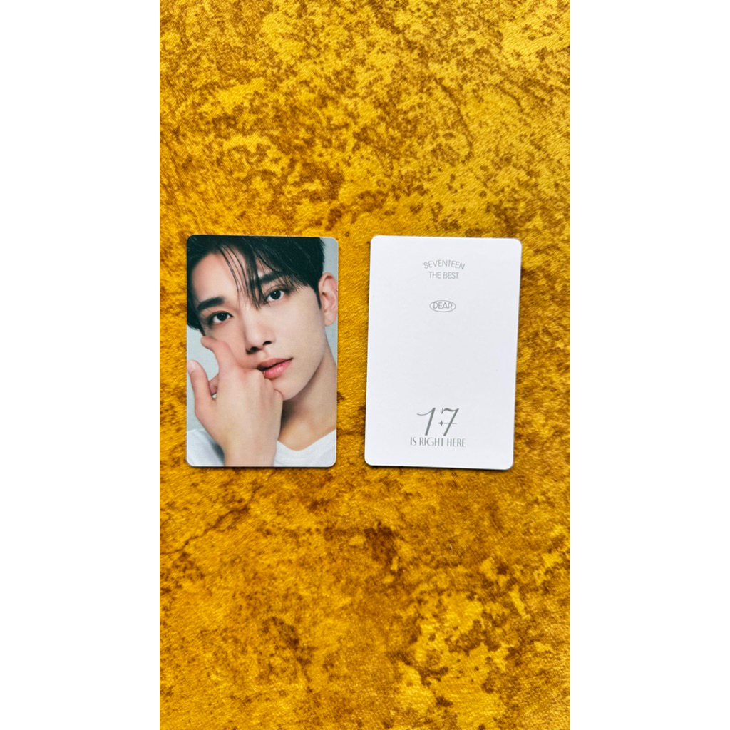 Photocard Joshua Seventeen 17 Right Here Dear Ver — Official | CARAT