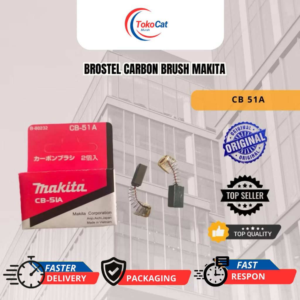Makita CB 51A / Makita Carbon Brush 51A / Brostel Makita CB-51A