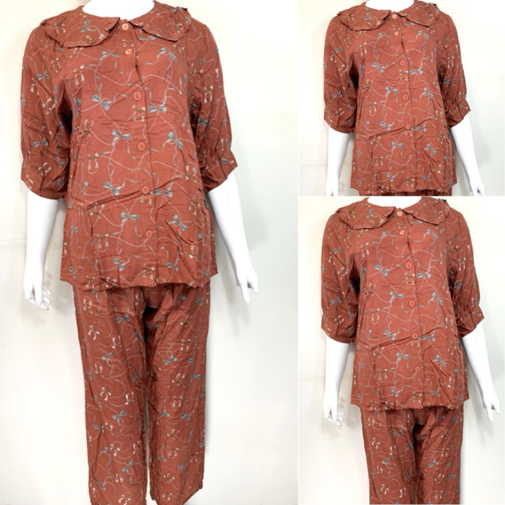 Sikobajutidur - Stelan ABG Rayon Sielie Cp Lengan 3/4 | Baju Tidur Sielie