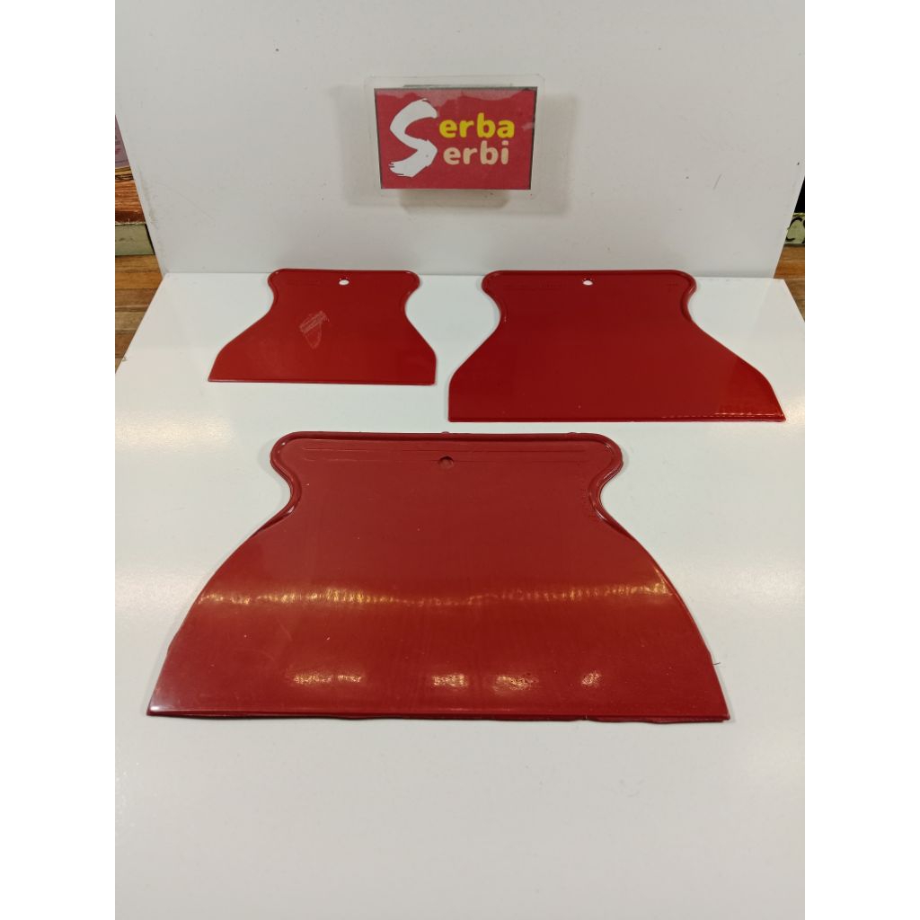 (/LUSIN 12PCS SKRAP PVC) Skrap kape plastik dempul plamir pvc