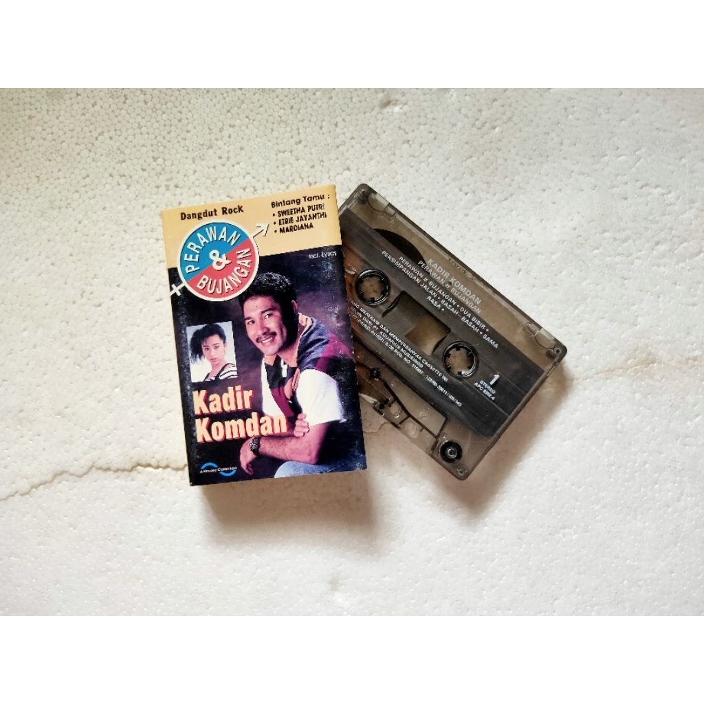 kaset pita dangdut rock KADIR KOMDAN perawan & bujangan