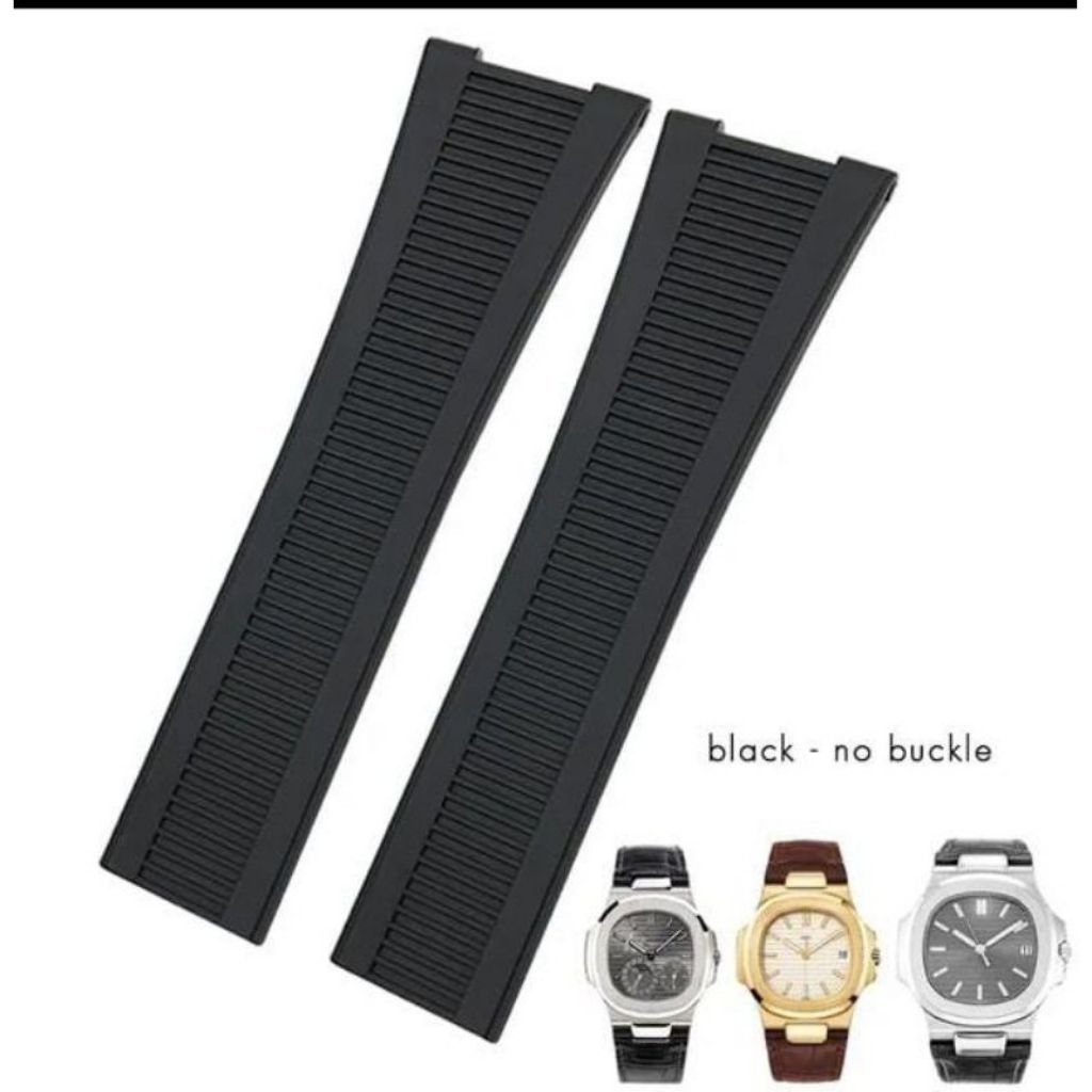 Tali strap jam tangan Patek pilip phillipe philip nautilus rubber strap buckle