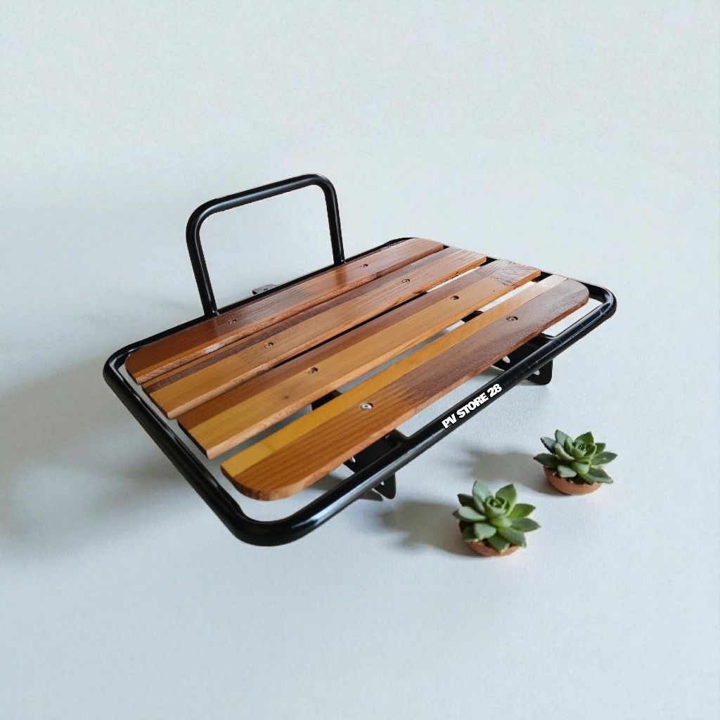 frontak alas kayu/aksesoris sepeda/keranjang sepeda/keranjang universal/vixie/federal/lipat/Minion/s