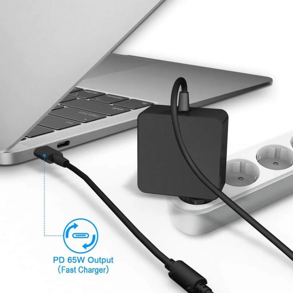 Adaptor Charger Dell Latitude 7275 7370 5175 5285 5290 2 in 1 7390 2 in 1 45W 65W Usb Type C