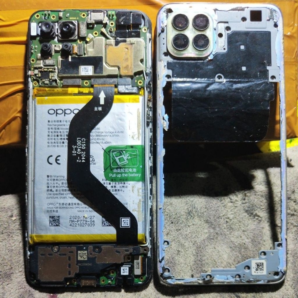 oppo reno 4f mati lcd ori