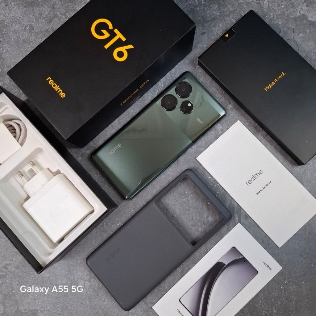 Realme GT 6 5G 12/256GB Resmi Indonesia second preloved