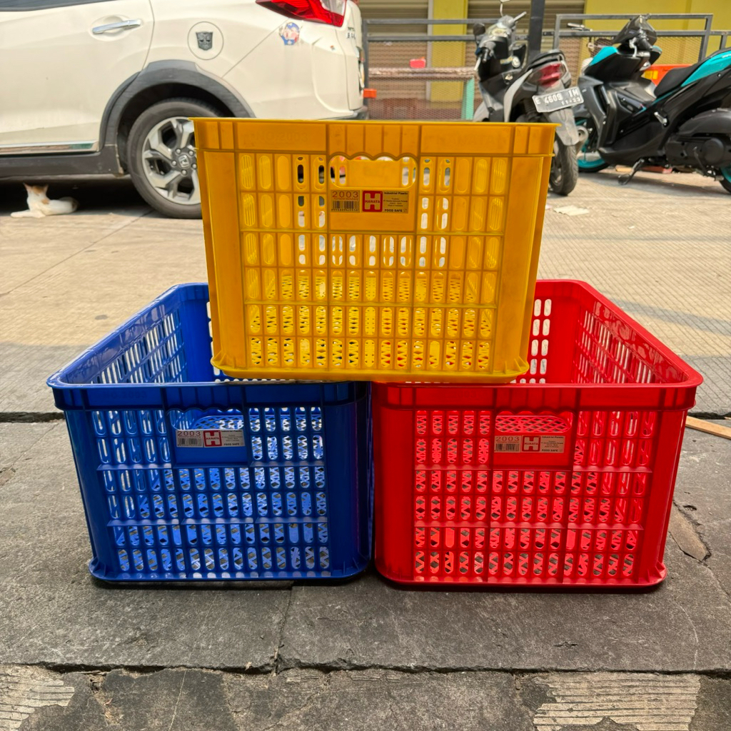 Keranjang Industri 2003 Hanata / Container Industri Plastik Krat