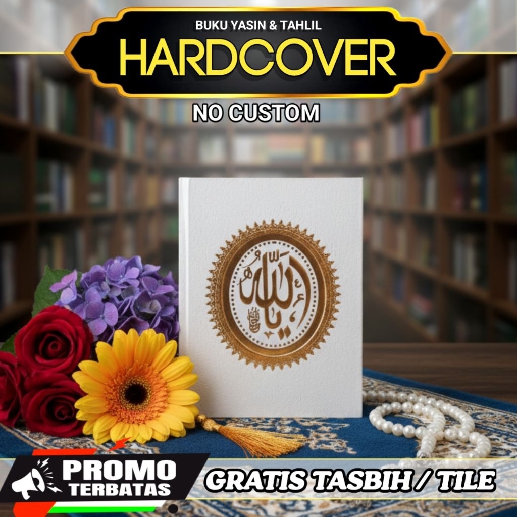 Buku Yasin dan tahlil Hardcover  No custom ( Satuan )