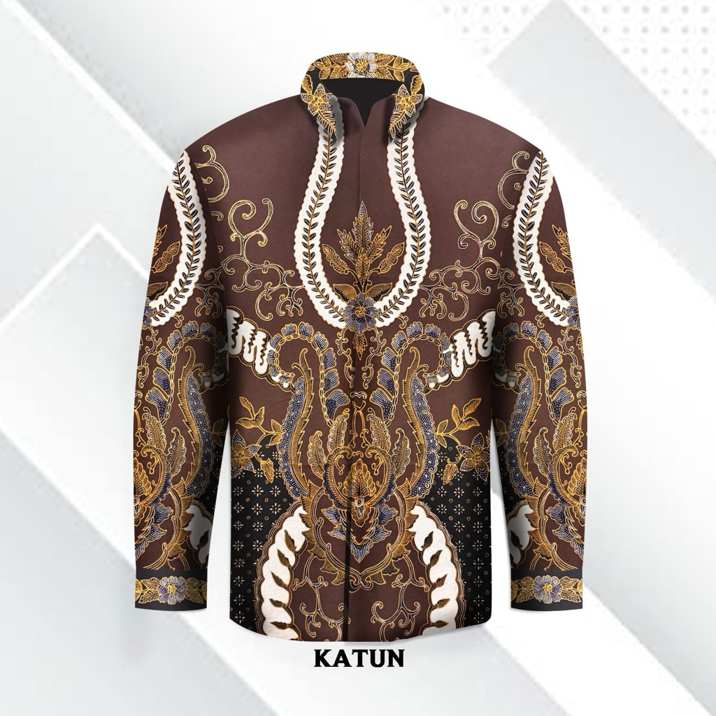 Kain batik tulis katun kemeja pria