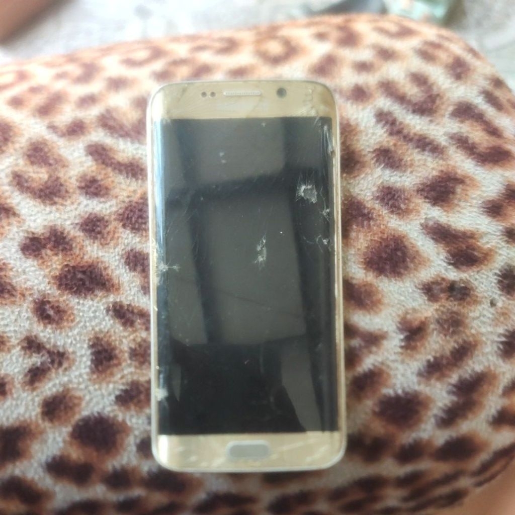 Samsung s6 edge minus lcd pecah