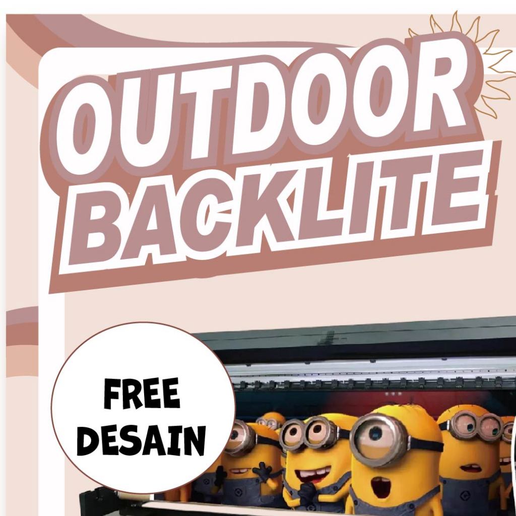 Cetak Backlite Outdoor | NeonBox/LightBox/NeonBox- dll