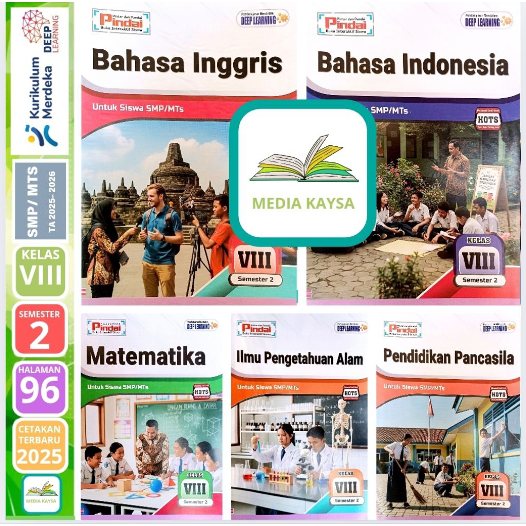 LKS Pindai SMP/MTs Kelas 8 Semester 1 & 2 Kurikulum Merdeka CV. Arya Duta