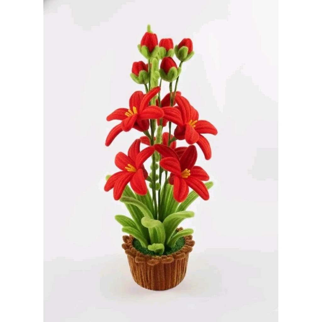 Bunga Hiasan rumah (kawat bulu)