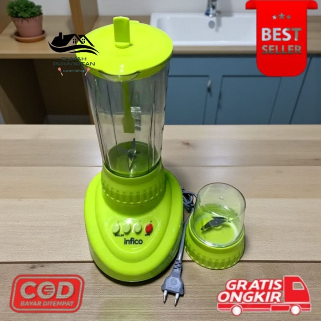 [RP] Blender Infico 2 in 1 Fusion IBL-230 plastik & Versa IBL-230K kaca kapasitas 1.2 Liter