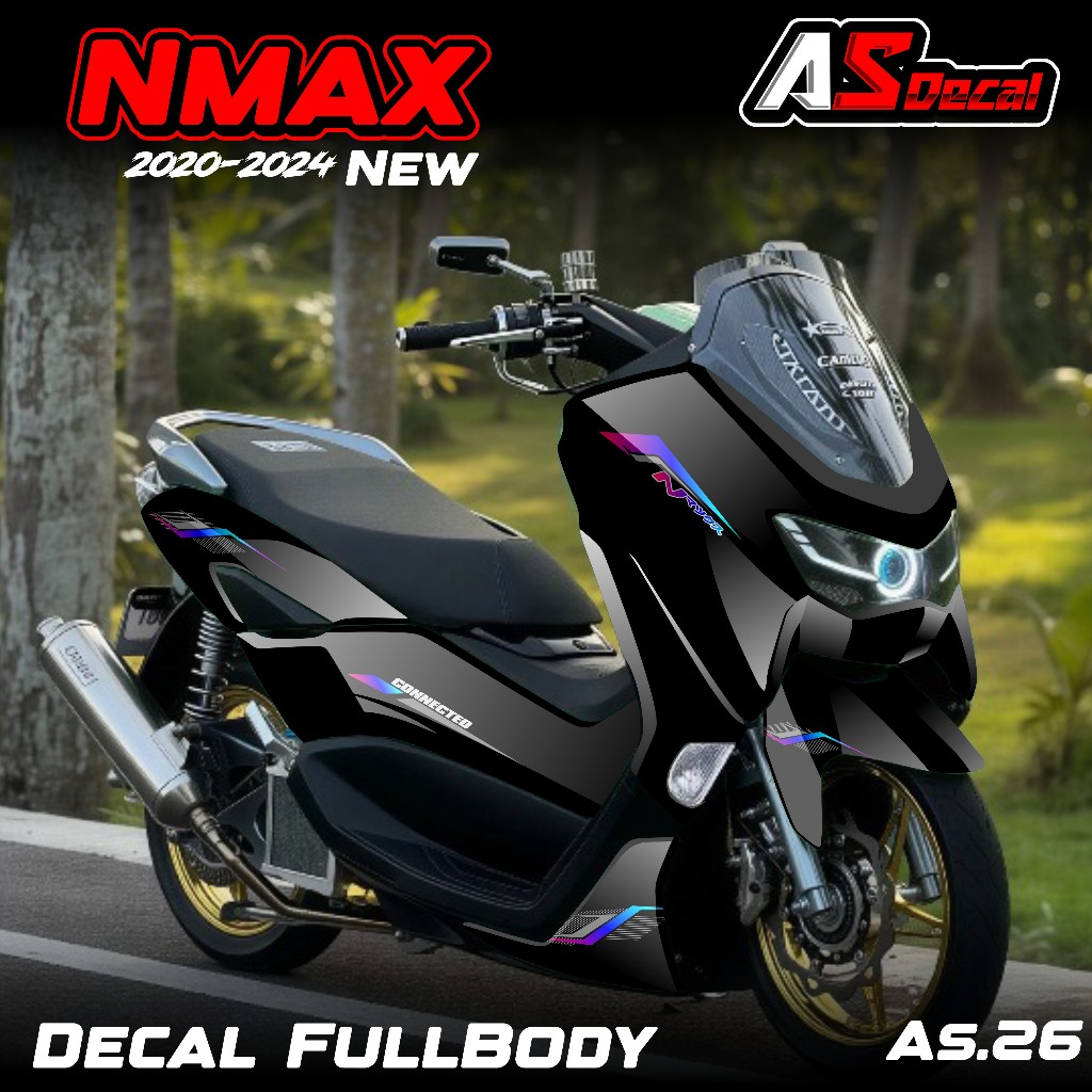 (COD) Decal Sticker FullBody Yamaha Nmax 155 New 2020 2021 2022 2023 2024 Sticker Decal Nmax New Des