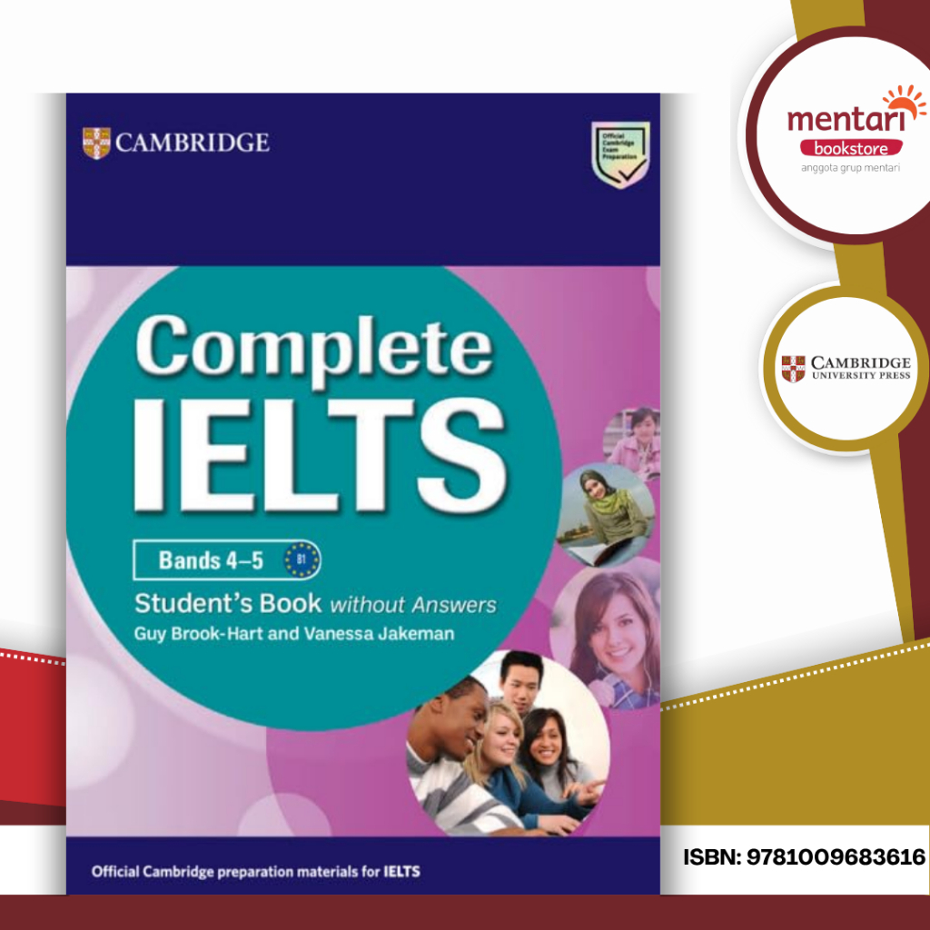 Cambridge Complete IELTS Student’s Book Without Answers Original | Buku Persiapan IELTS Cambridge