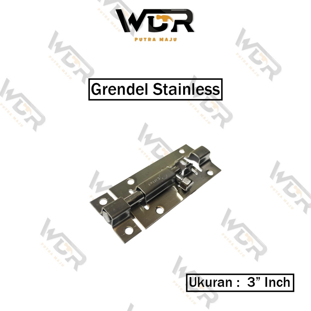 Grendel Stainless Steel 3" | Slot Pintu Stainless Steel 3"