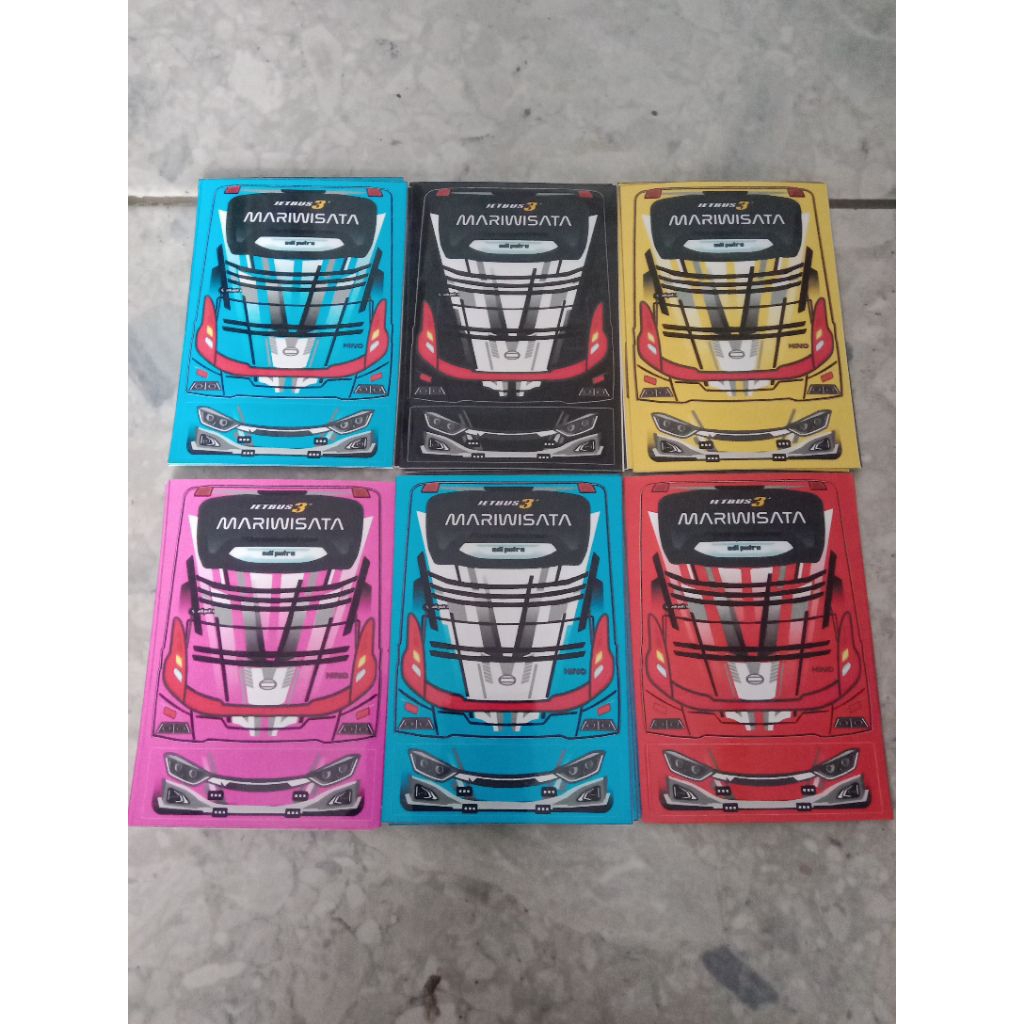 sticker face headlamp jb3 depan belakang cutting