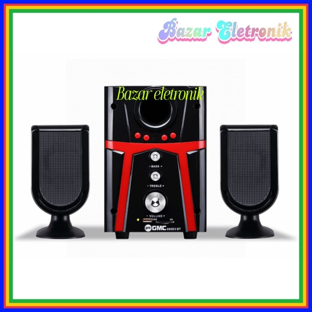 SPEAKER AKTIF GMC 888 D3 BLUETOOTH