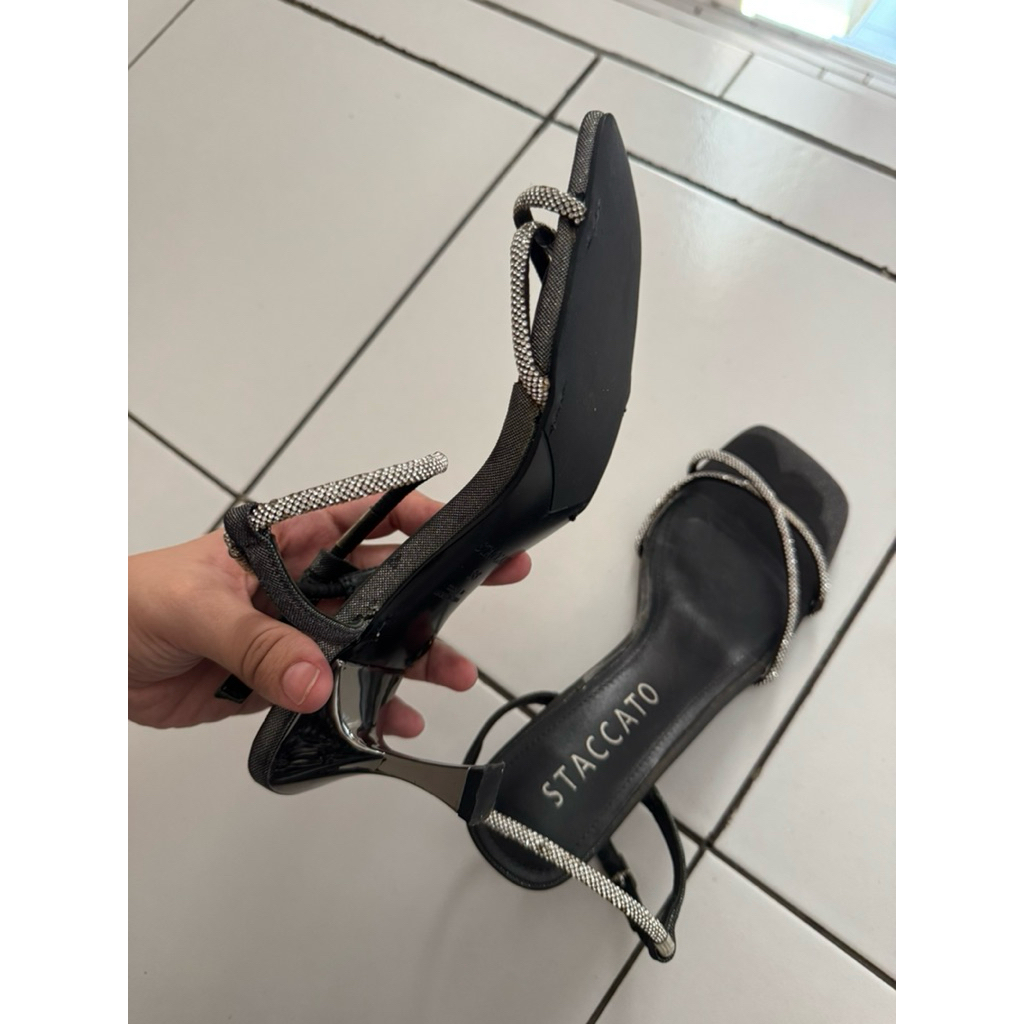 PRELOVED STACCATO SEPATU HEELS SANDAL FLATSHOES