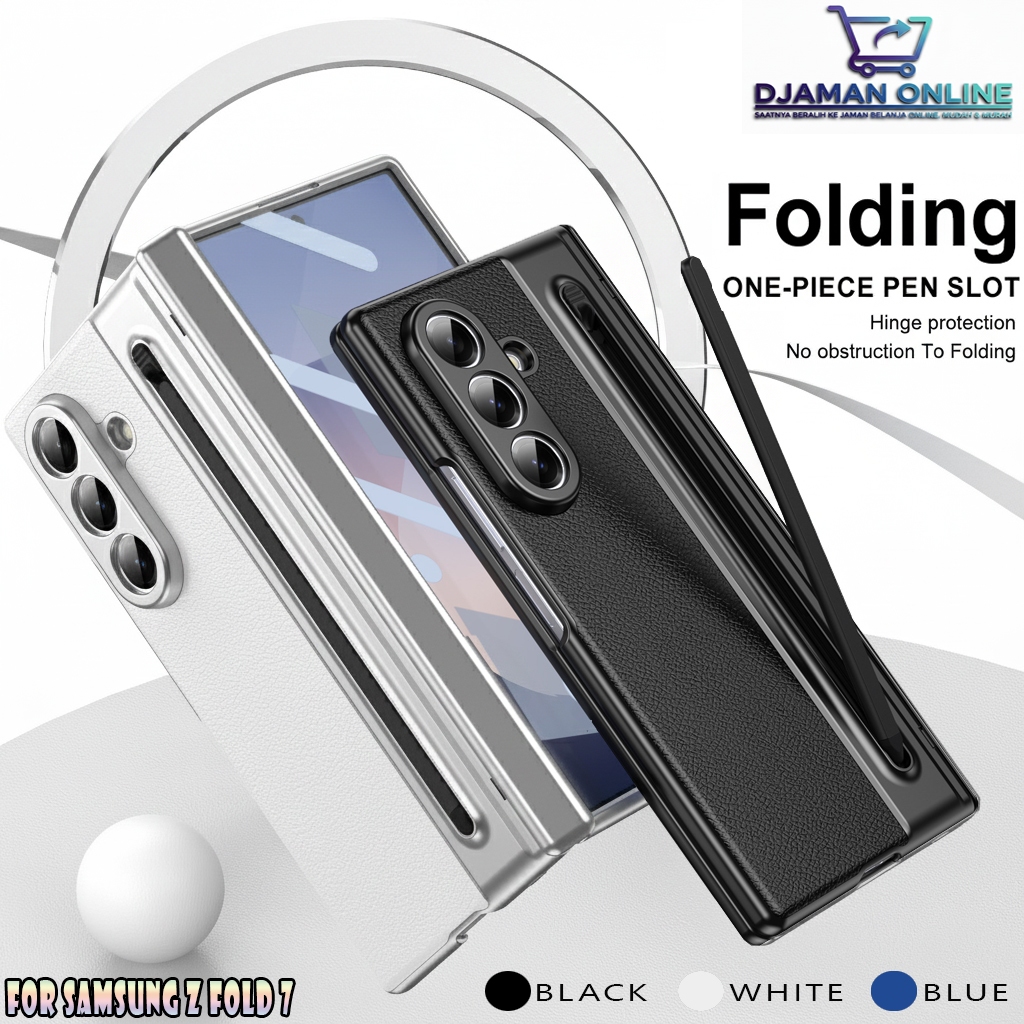 [DJAMAN_ONLINE]Casing HP Samsung Galaxy Z Fold 7 Pen Slot + Pelindung Layar - Case Stylush Pen Samsu