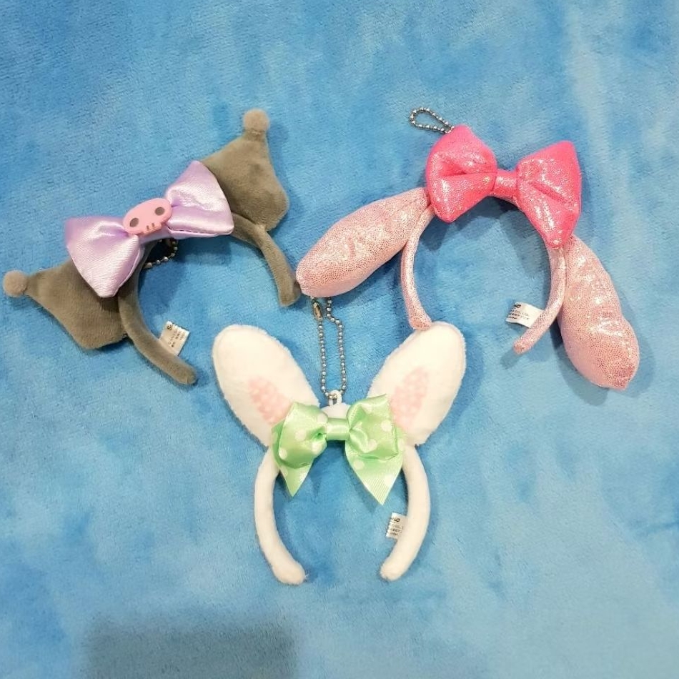Ready Stock Mini headband bando sanrio untuk doll boneka chibigurumi plushie kuromi cinnamoroll moro