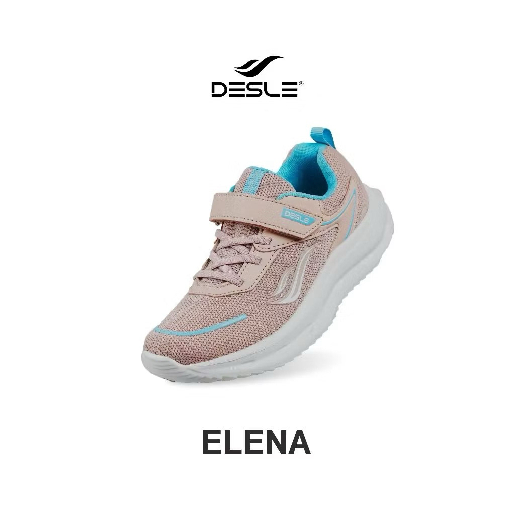 ISM - Desle/Elena Jr Sepatu Sneakers Anak Perempuan Laki-laki - Sepatu Sneakers Ringan Simple Anak