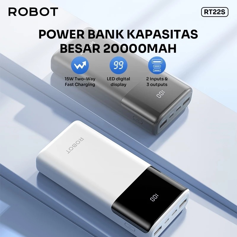 ROBOT SMART POWERBANK RT22S LED