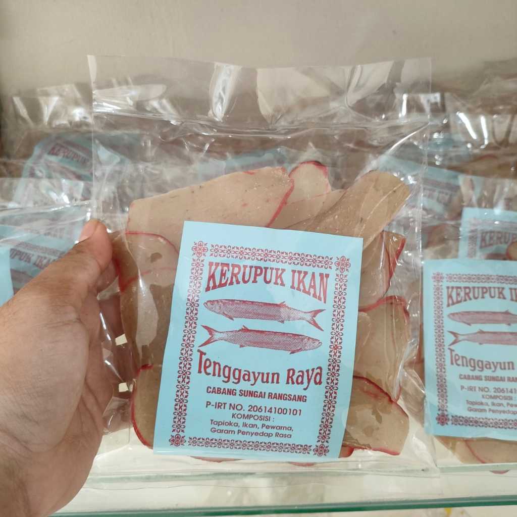 KERUPUK IKAN TENGGAYUN RAYA KHAS MERANTI RIAU KERUPUK IKAN ASLI KERUPUK IKAN SIAP GORENG KERUPUK IKA