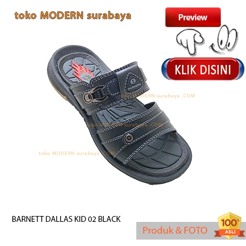 Sandal anak sandal sopan selop casual BARNETT DALLAS KID 02 terbaru