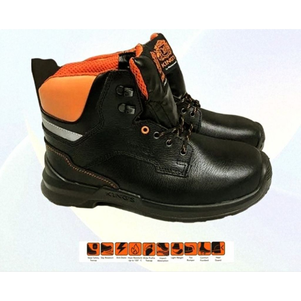 SEPATU SAFETY KING'S KWD 301X-SEPATU SAFETY SHOES KESELAMATAN KERJA PROYEK DAN PERTAMBANGAN 100%ORIG
