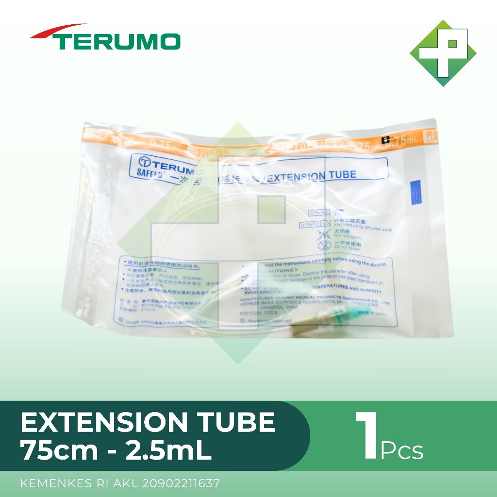 Extension Tube 75cm - 2.5ml Terumo / Selang Penghubung 75cm Pcs
