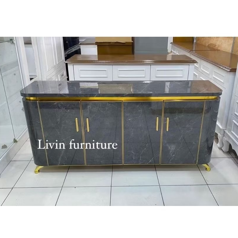 bufet tv minimalis hpl uk 160 cm