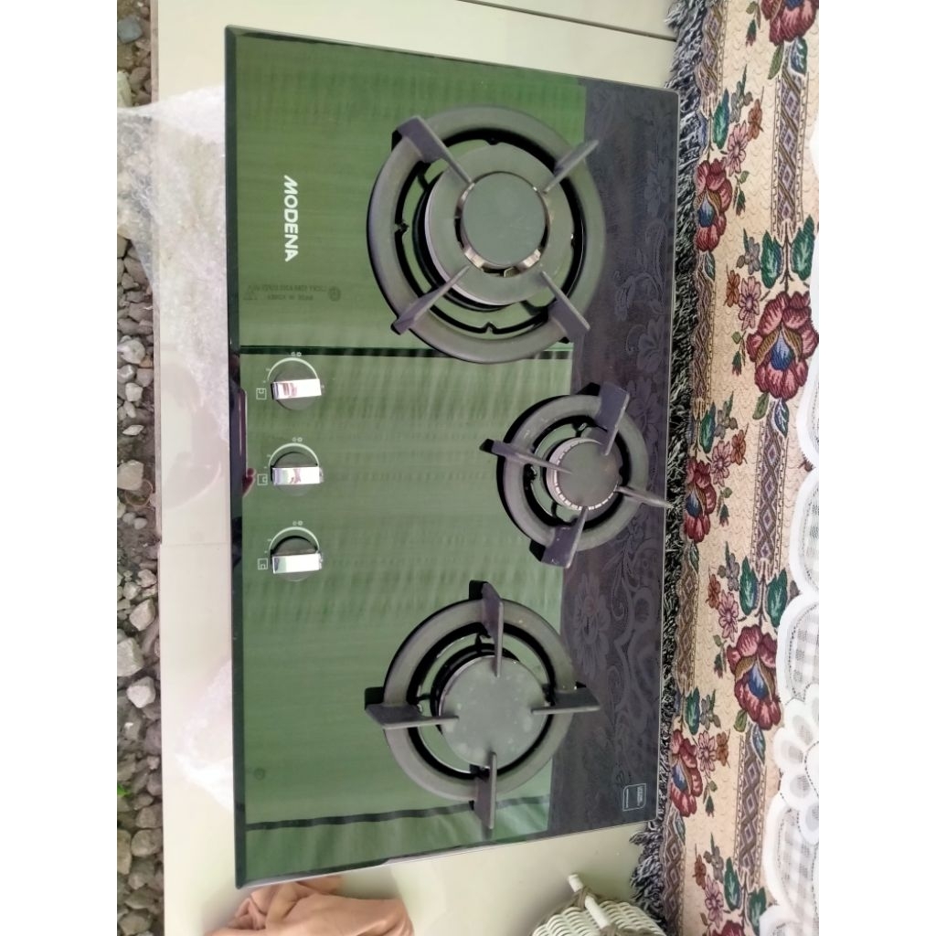 kompor tanam Modena 3 tungku