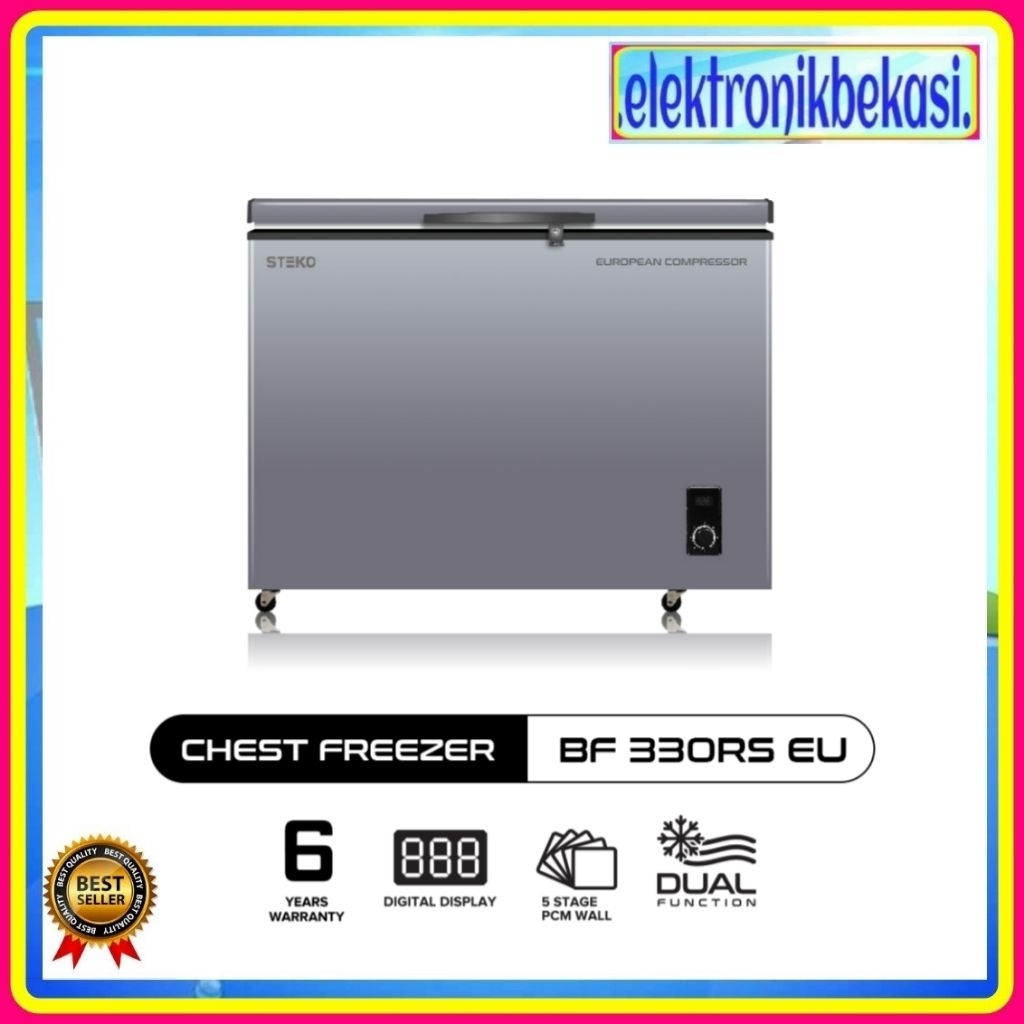 CHEST FREEZER SETKO BF 330 RS / FREEZER BOX STEKO 300 LITER BF-330RS / STEKO BF330RS 300 LITER
