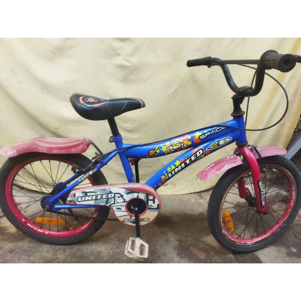 sepeda anak united 16" second
