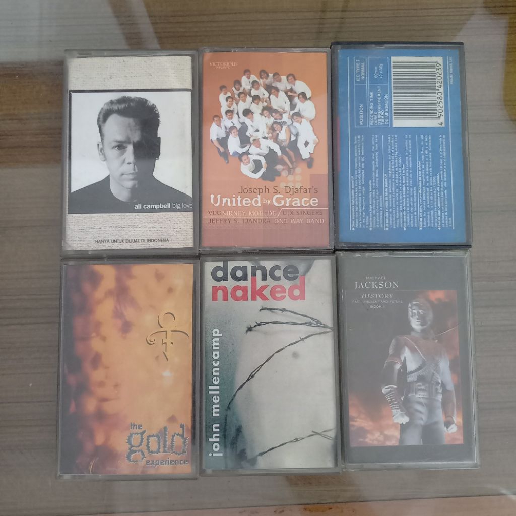 Kaset Pita Koleksi Lagu Barat / Cassette Tape Kumpulan Lagu Lagu Barat/ Lagu Legendaris Michael Jack